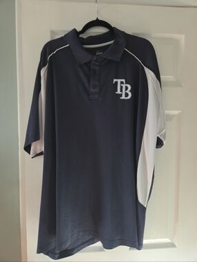 Majestic Navy Polo with White Trim